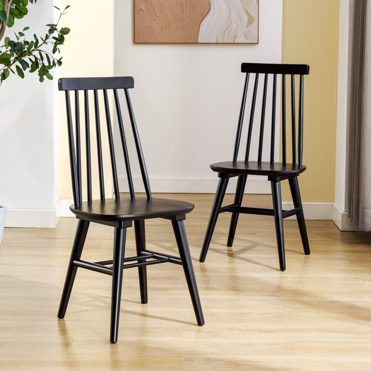 Black wood side chair new arrivals